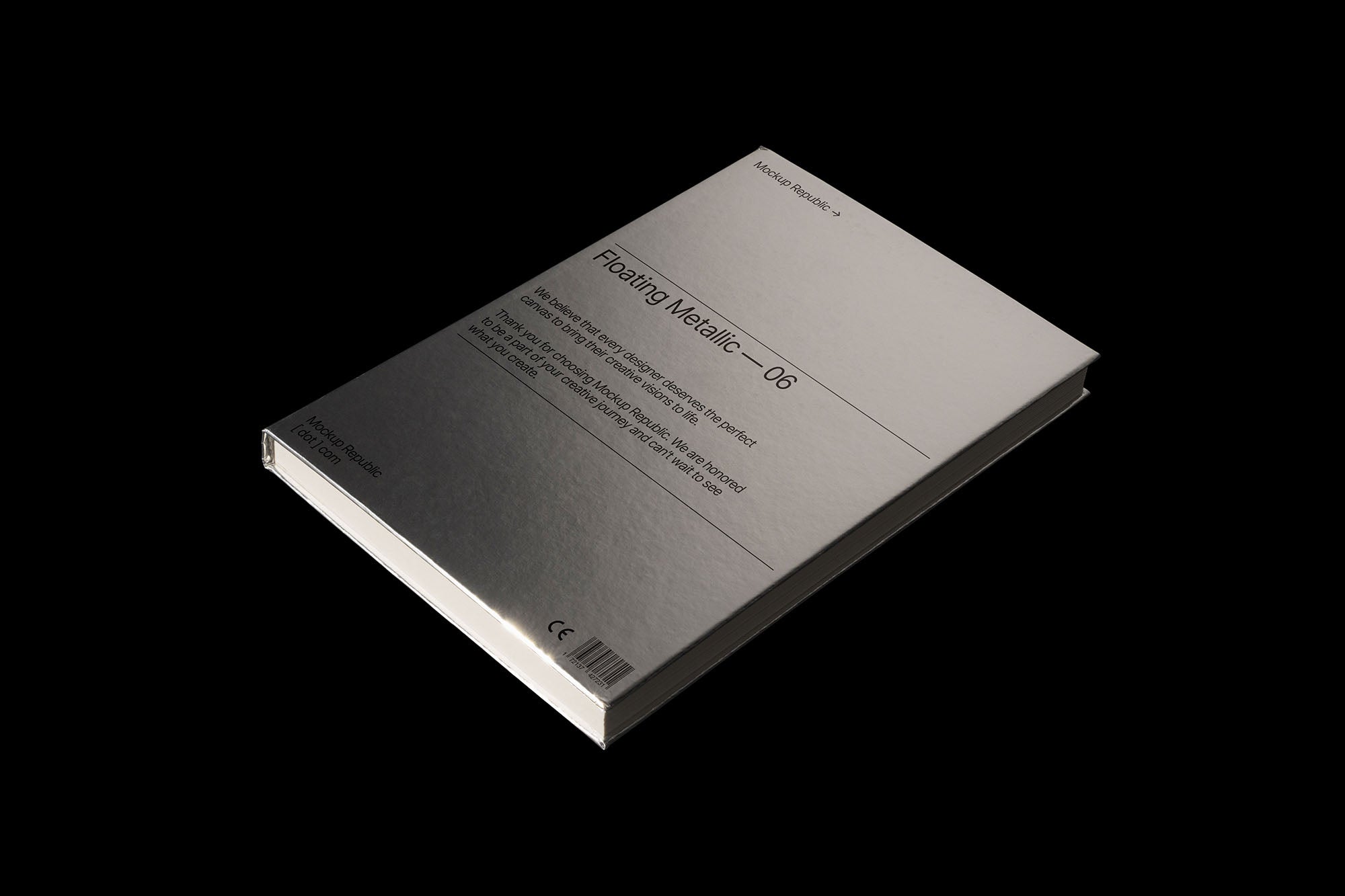 Metallic Book Mockup FM_006