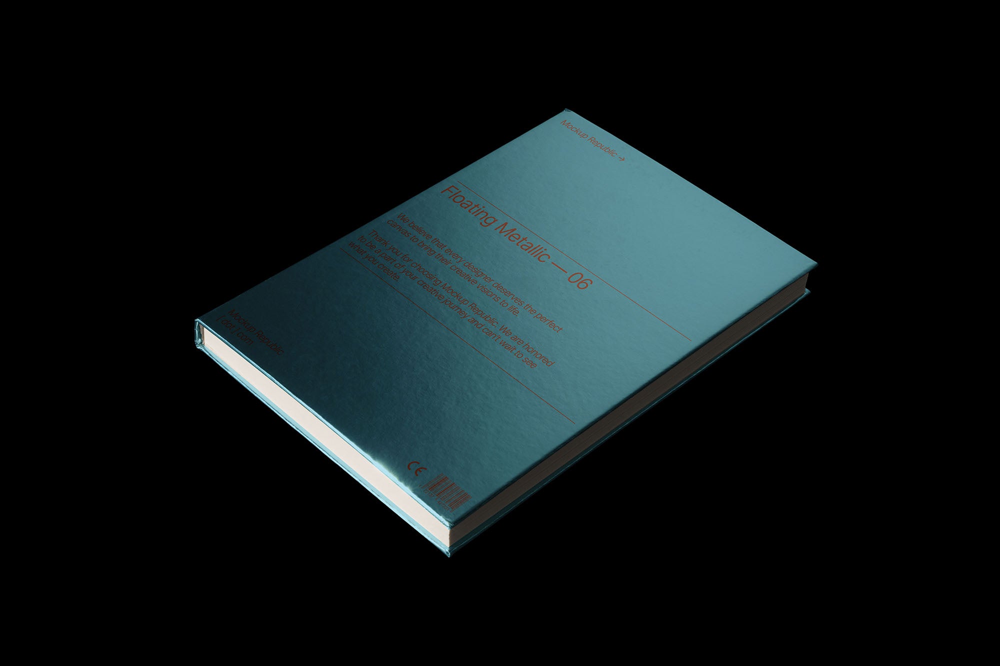 Metallic Book Mockup FM_006