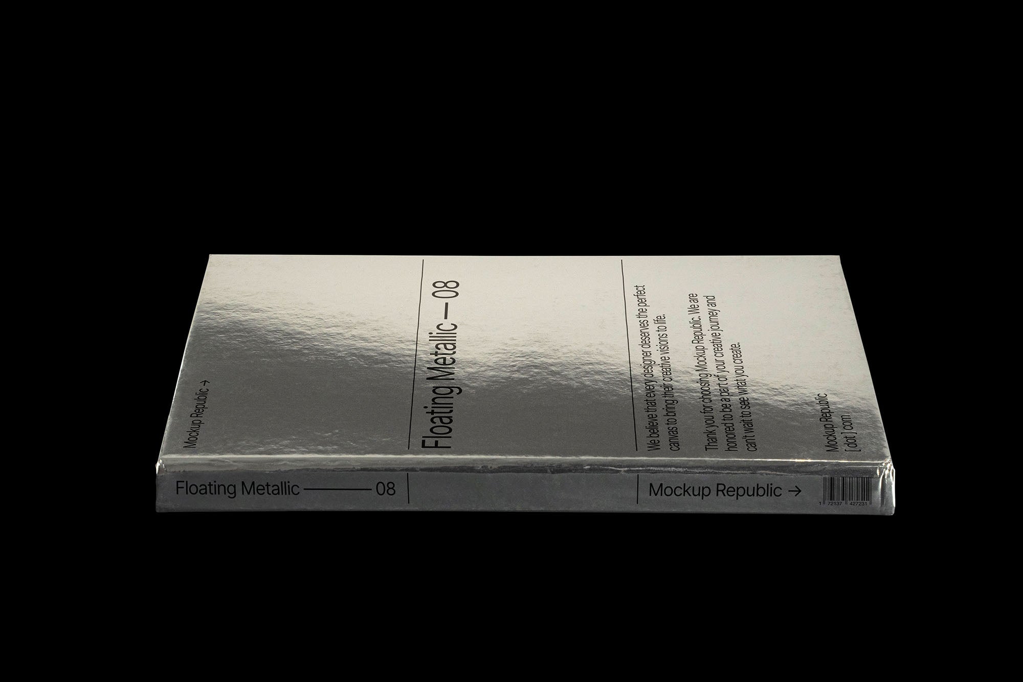 Metallic Book Mockup FM_008