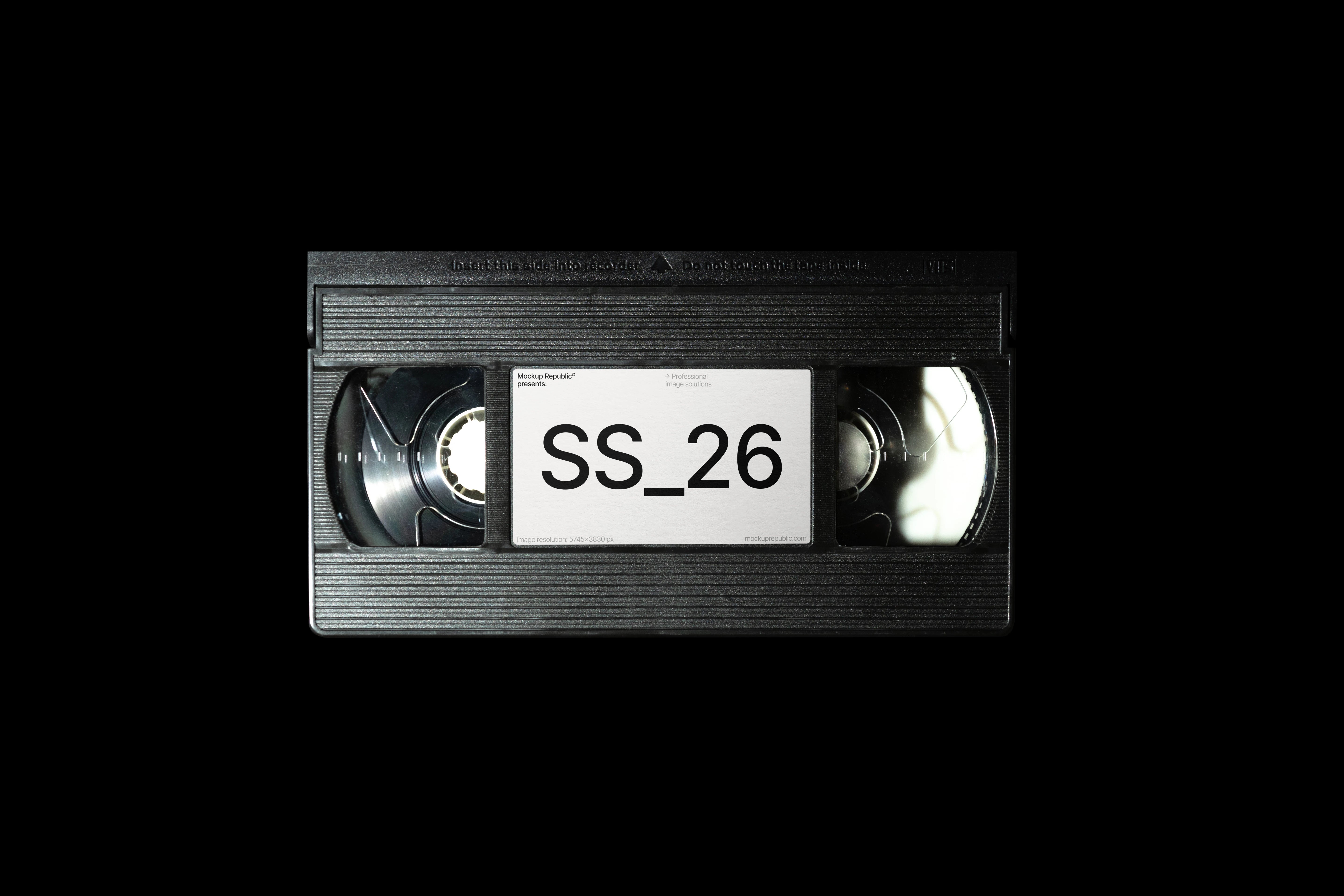 Clean VHS Tape Mockup SS_26 – Mockup Republic
