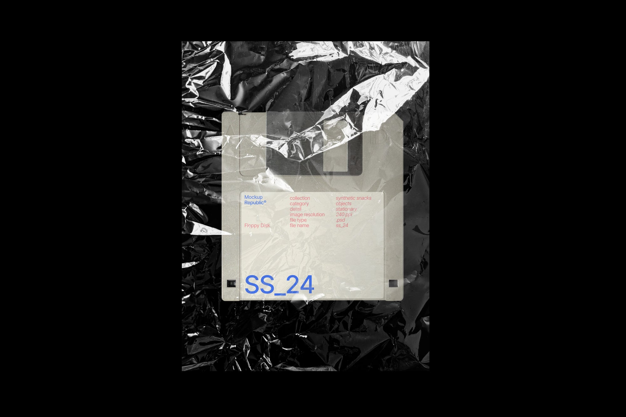 Clean Floppy Disk Mockup SS_24