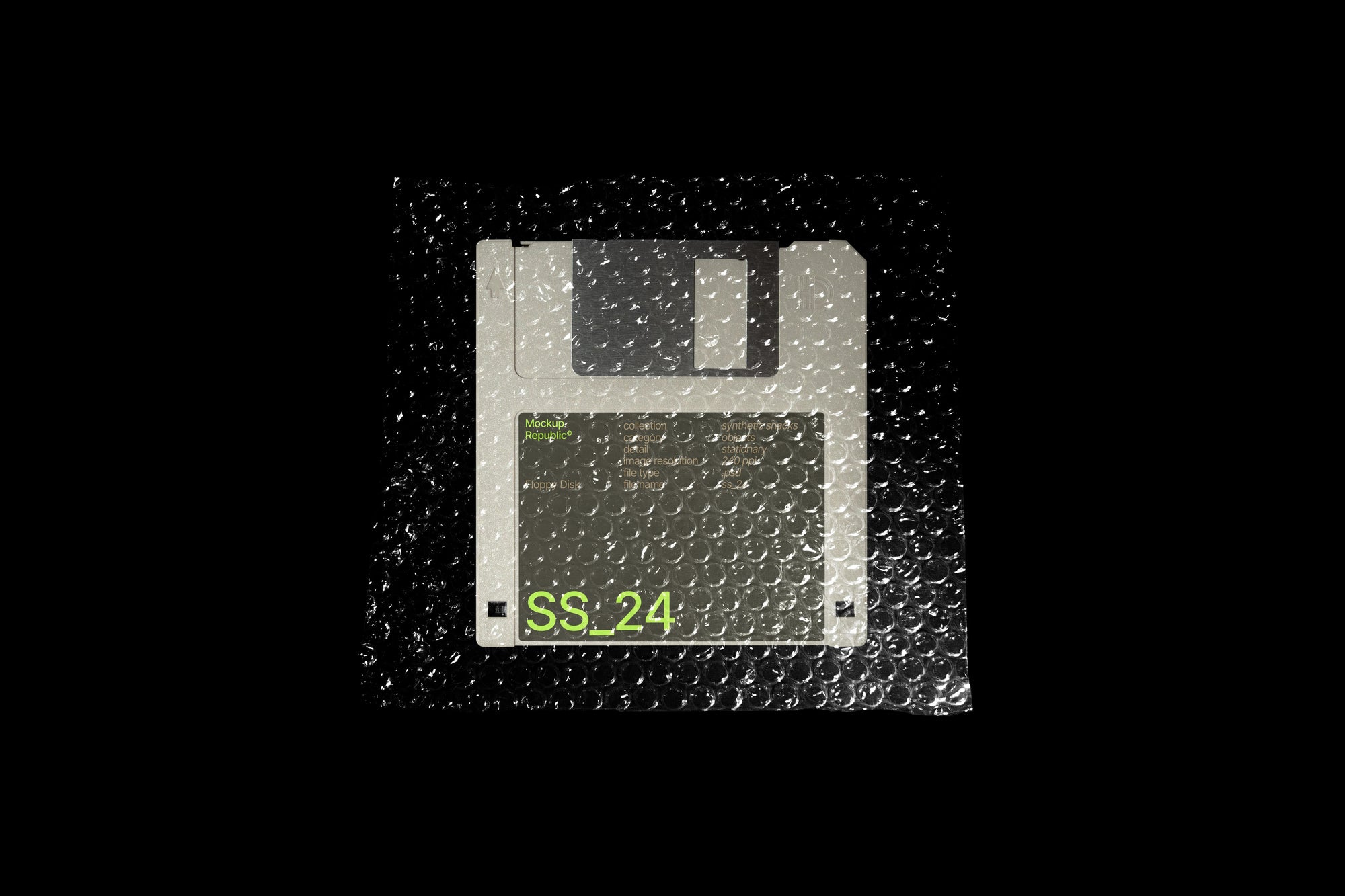 Clean Floppy Disk Mockup SS_24