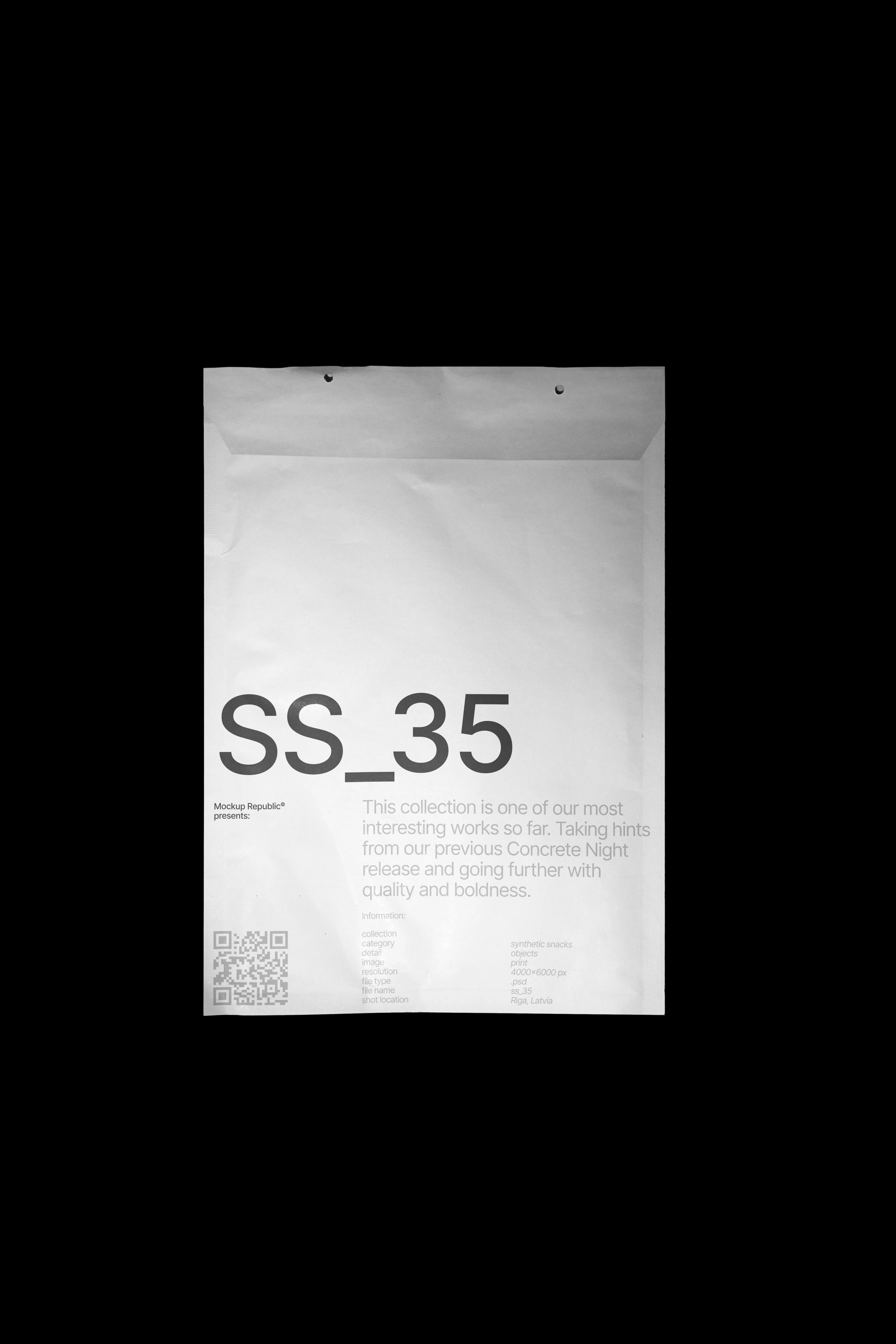 Clean Shipping Envelope Mockup SS_35