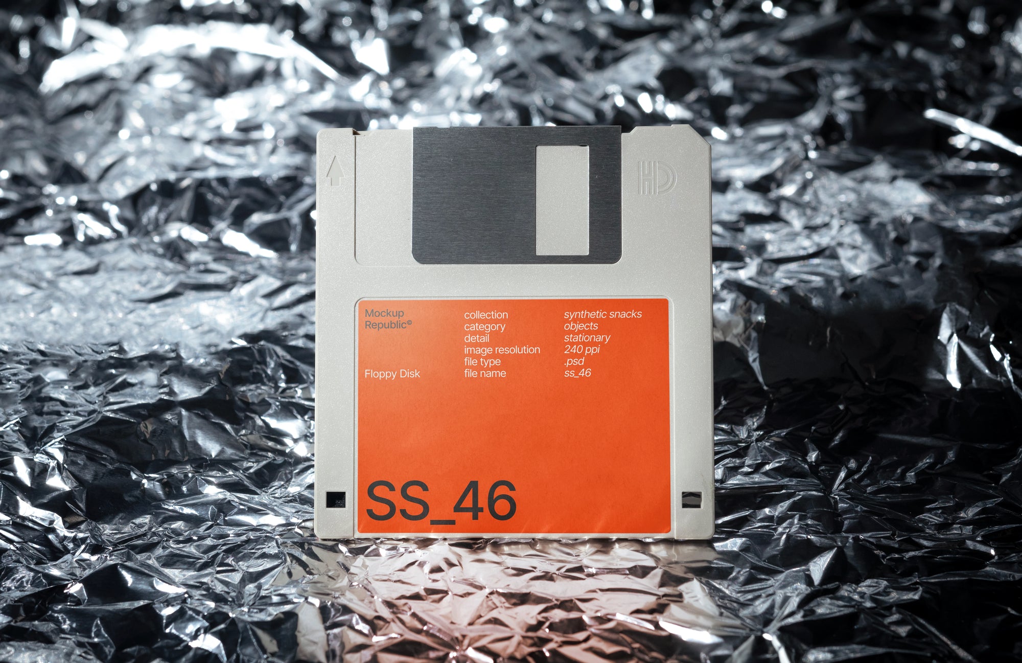 Floppy Disk Mockup SS_46