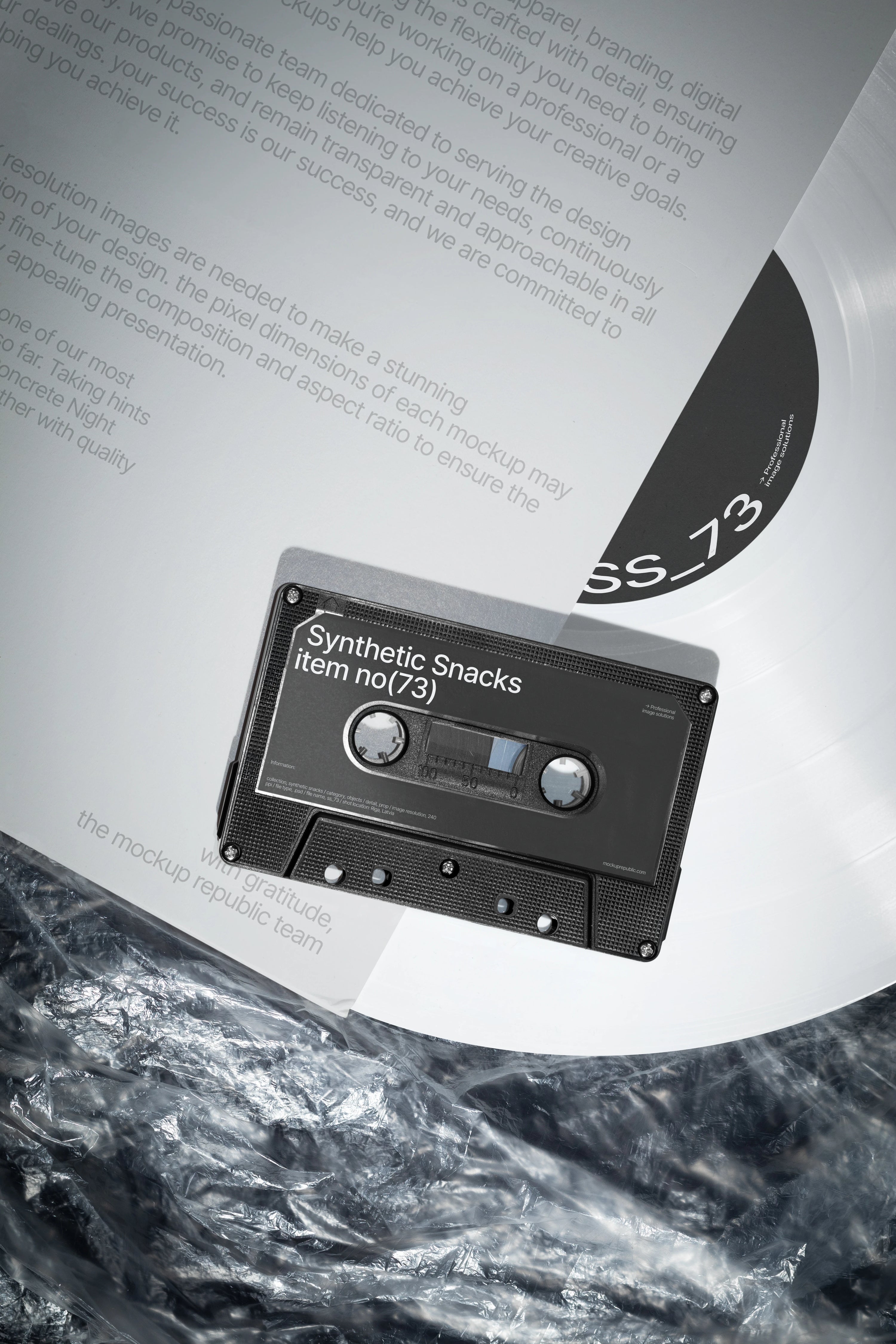 Cassette and Vinyl Mockup SS_73