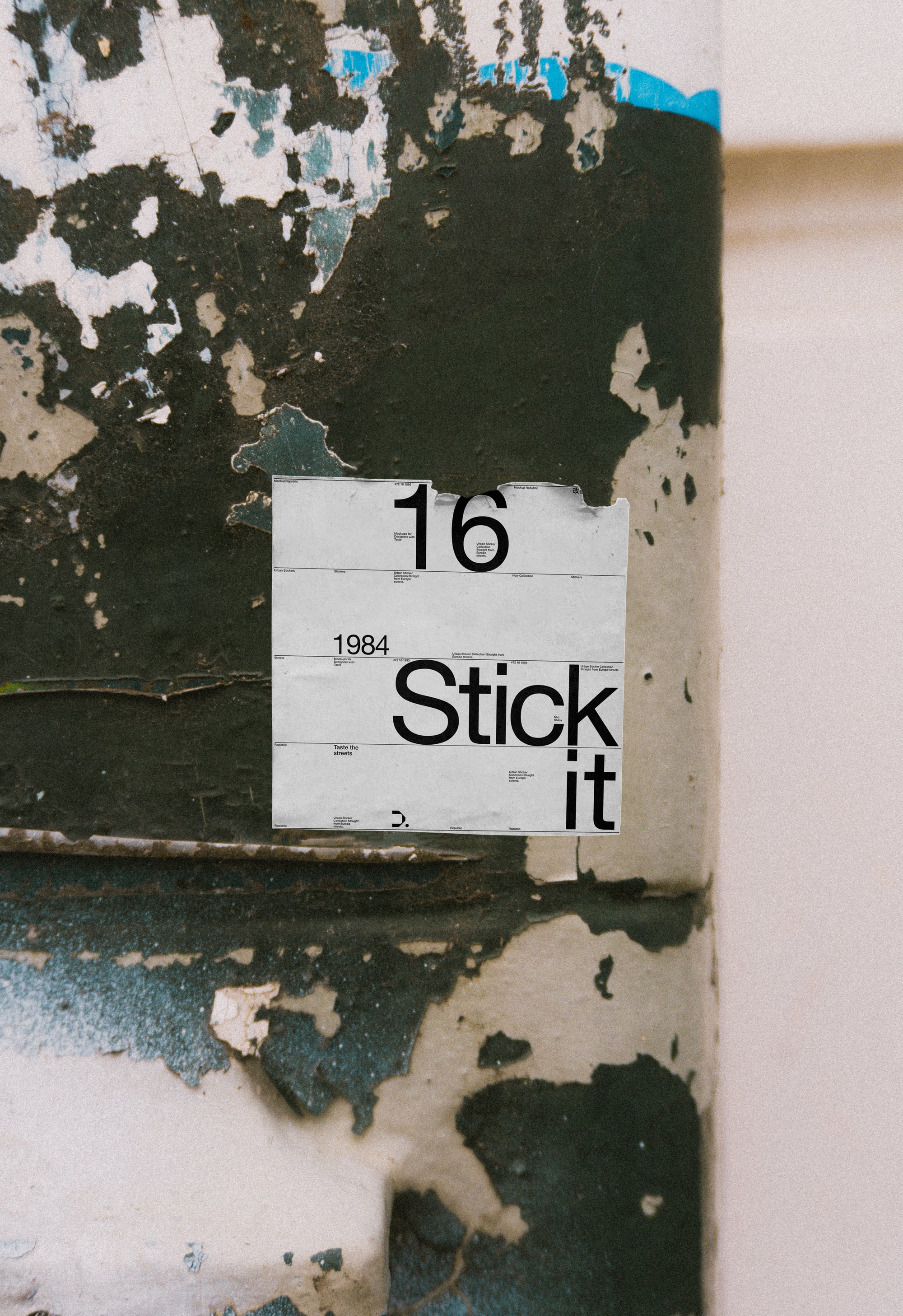 Urban Sticker Mockup ST_002