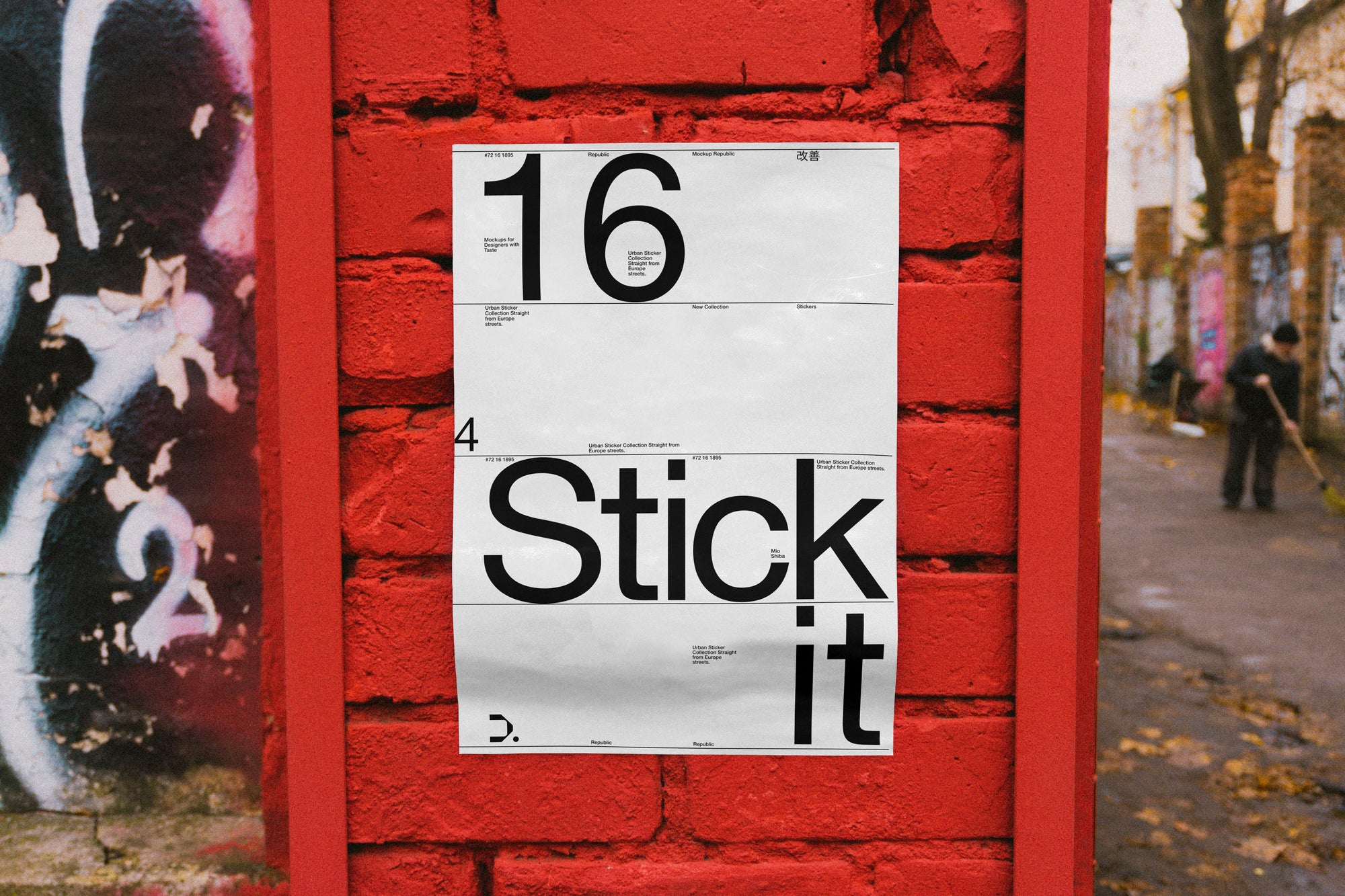 Urban Sticker Mockup ST_007