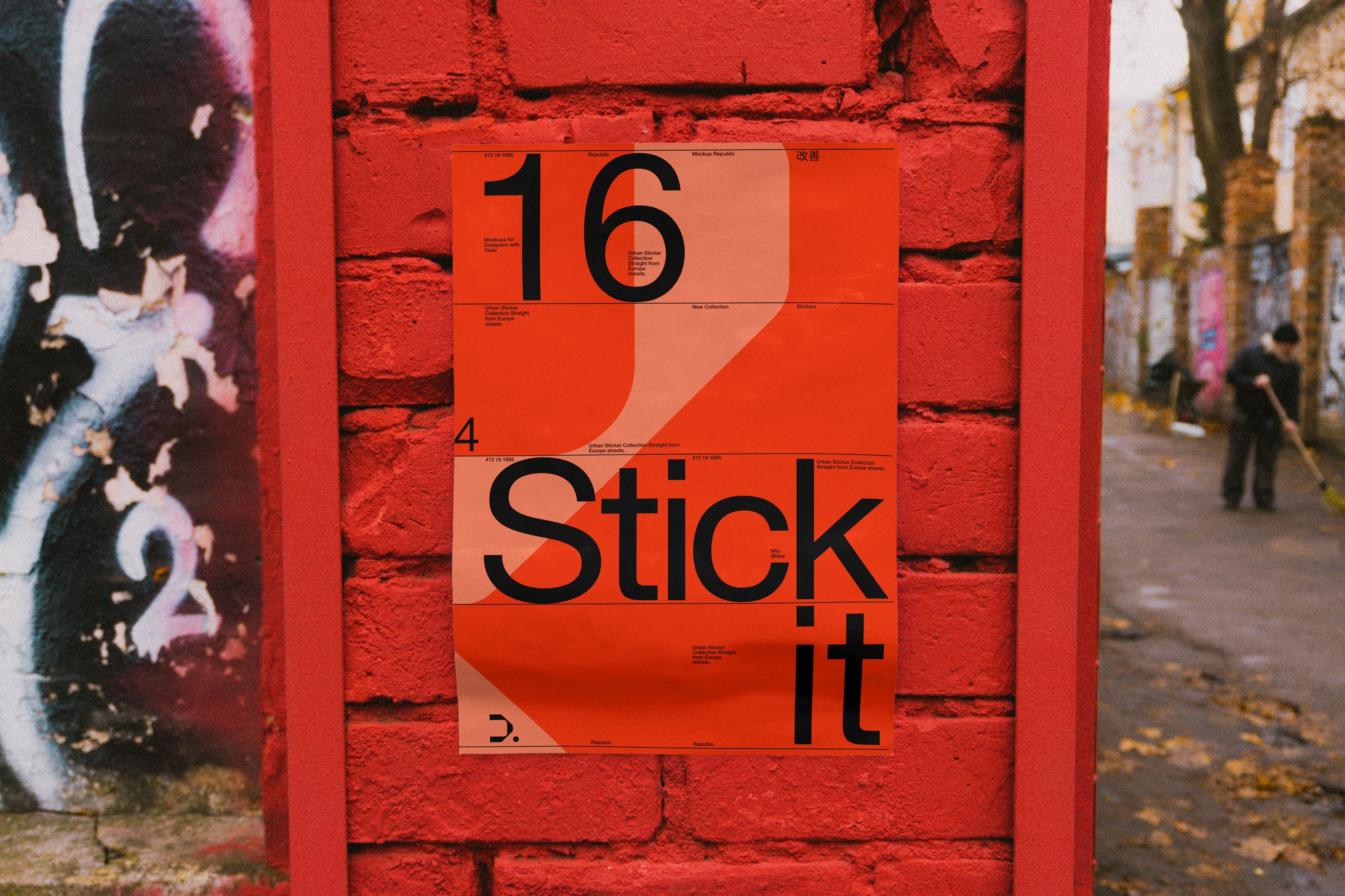 Urban Sticker Mockup ST_007