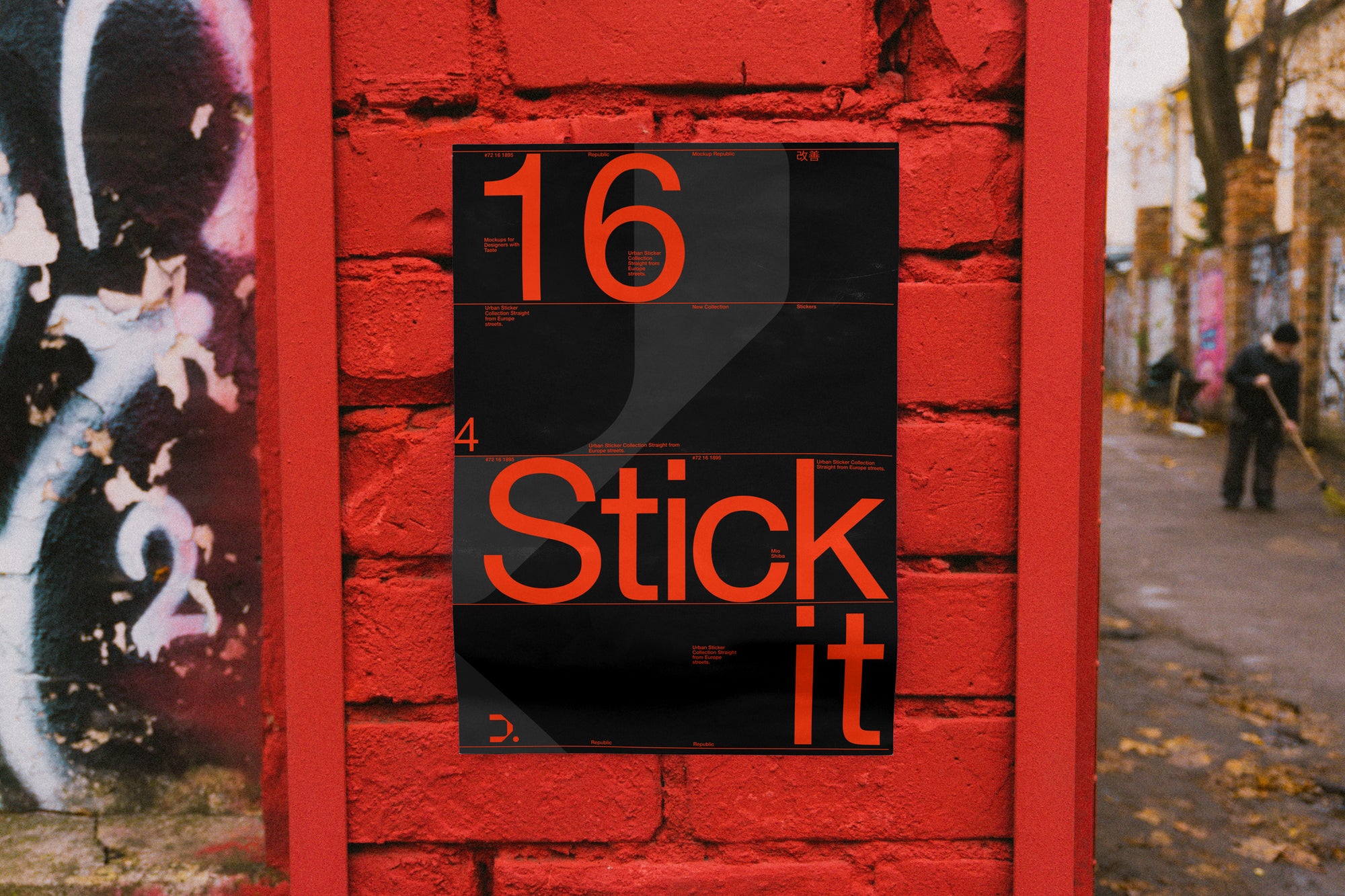 Urban Sticker Mockup ST_007