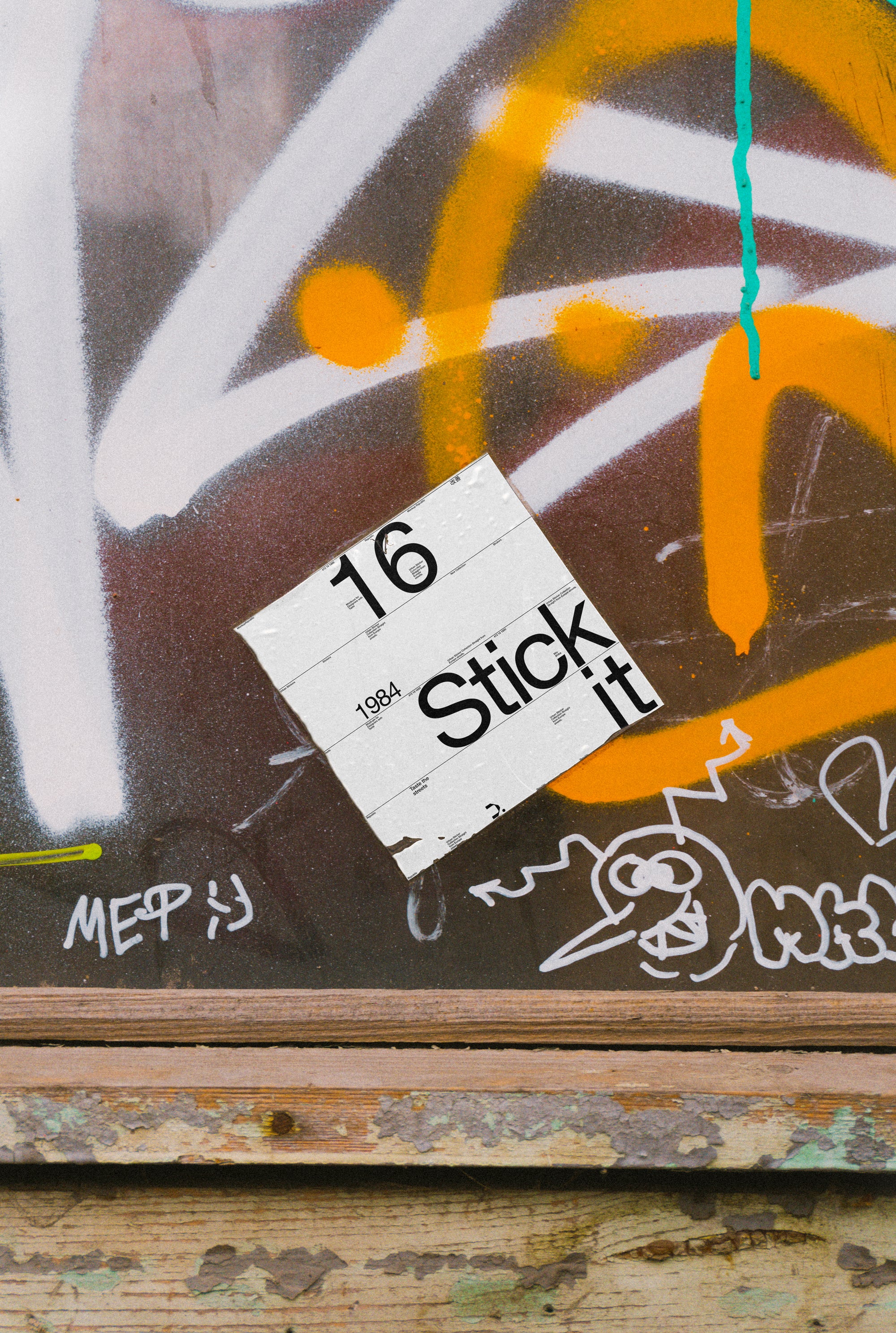 Urban Sticker Mockup ST_009