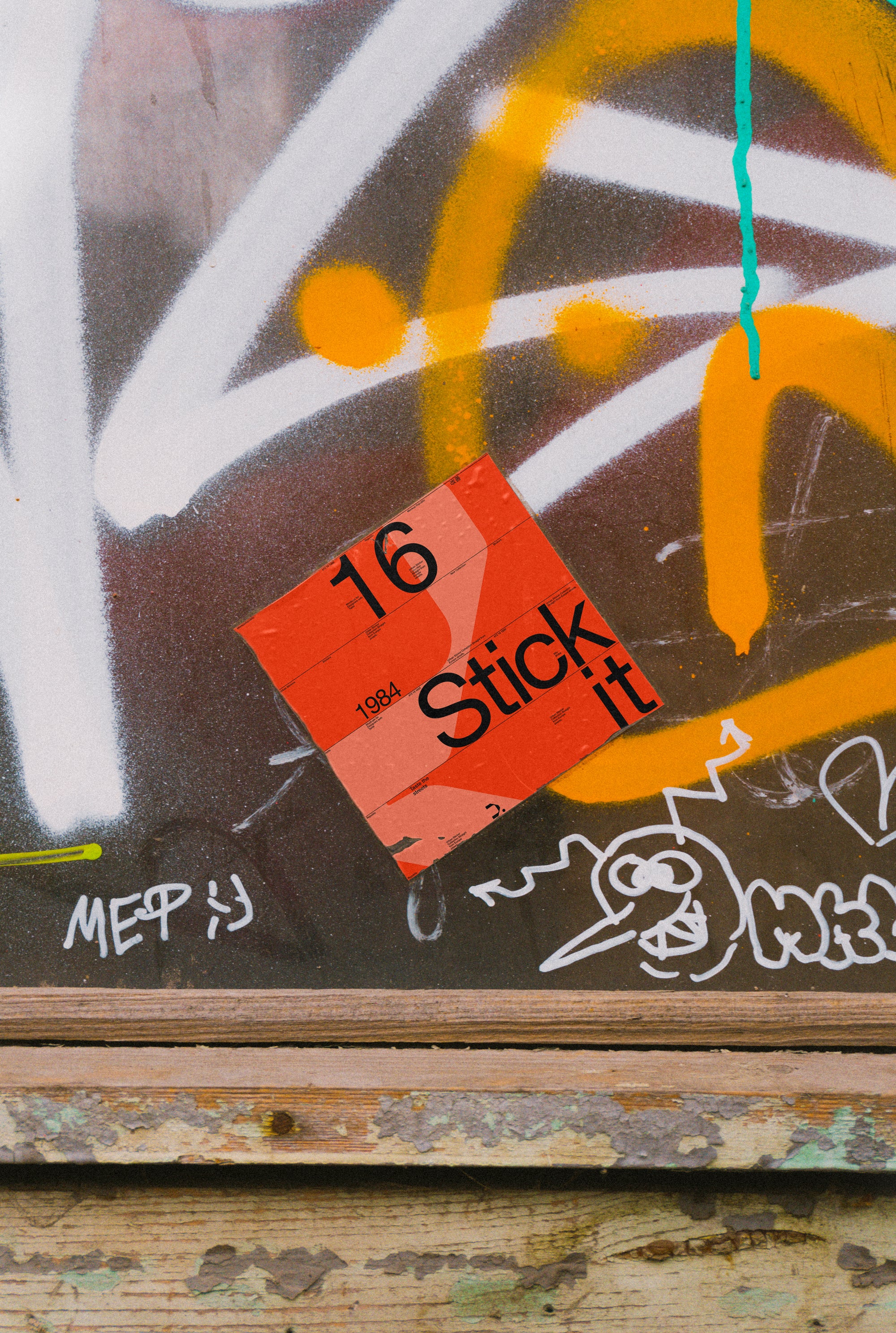 Urban Sticker Mockup ST_009