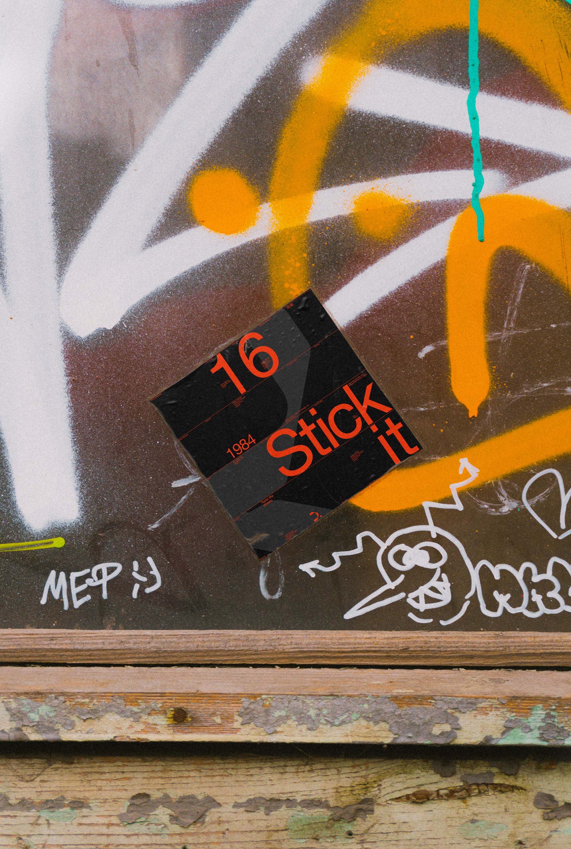 Urban Sticker Mockup ST_009