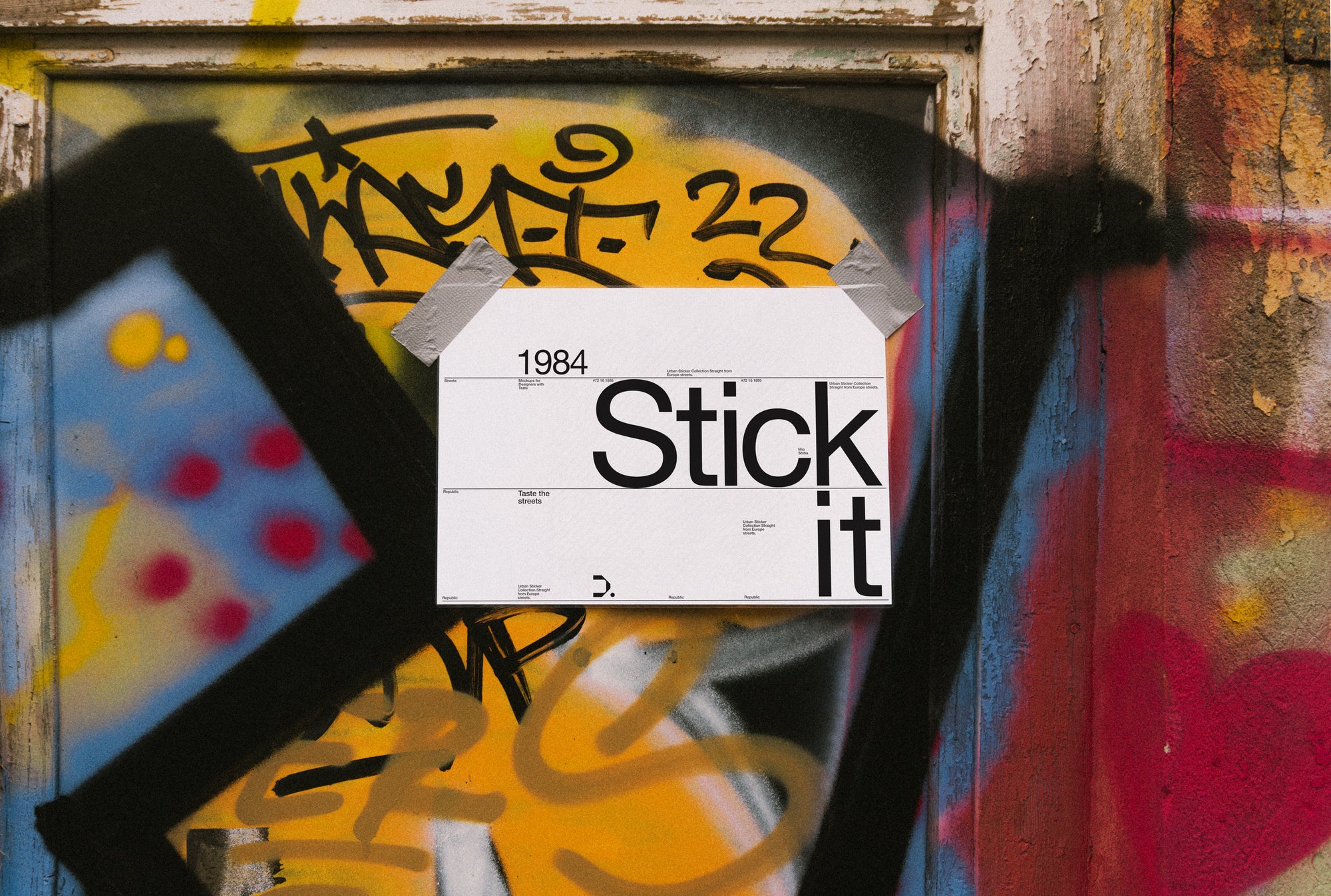 Urban Sticker Mockup ST_014