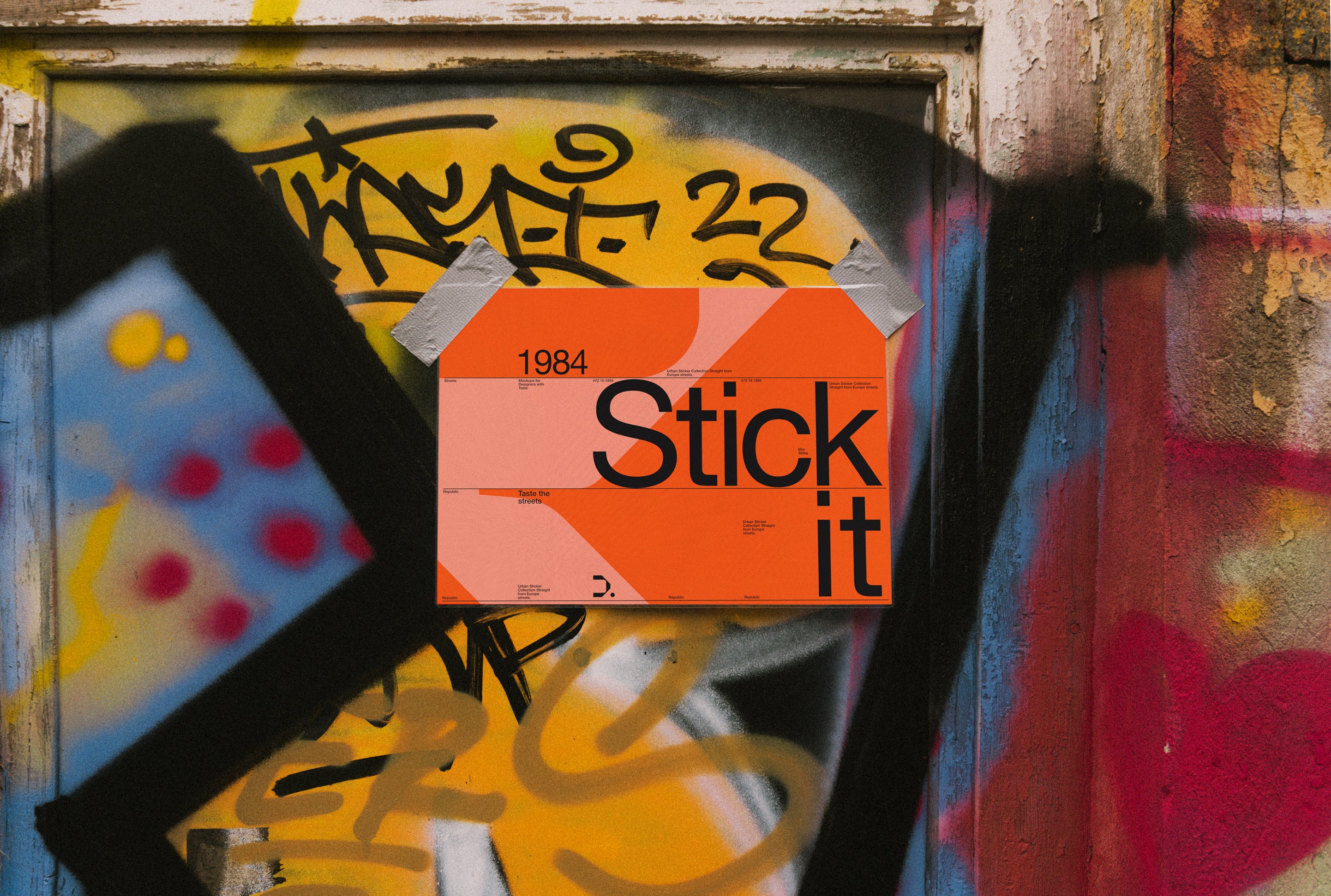 Urban Sticker Mockup ST_014