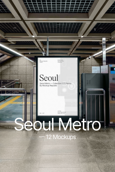 Seoul Metro Collection — 12 Mockups
